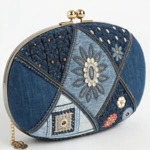 cartera ovalada jean
