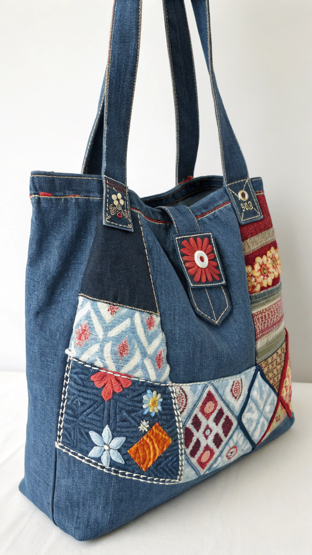 bolso tela jean